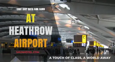 Heathrow Airport: Where to Buy Data SIM Cards?
