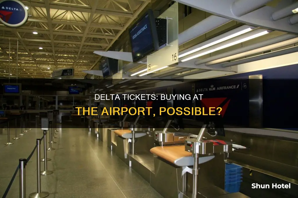 can i buy delta tickets at the airport
