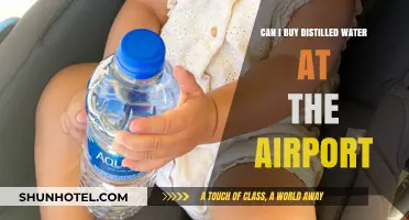Travel Hack: Buying Distilled Water at Airports