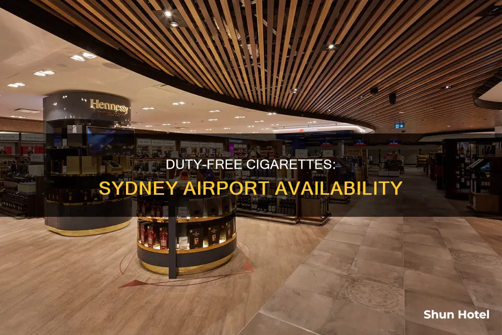 can i buy duty free cigarettes at sydney airport