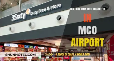 Duty-Free Cigarettes: MCO Airport Shopping