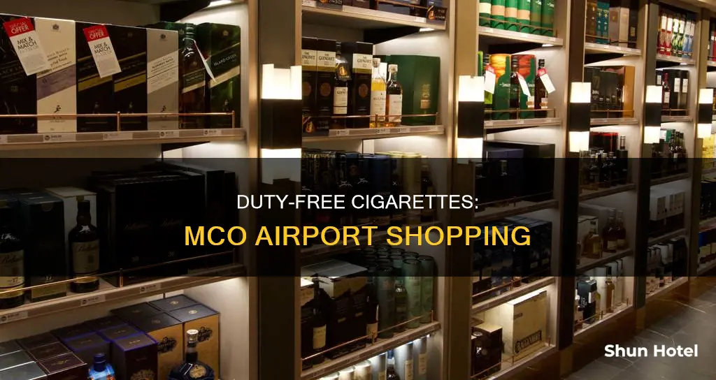 can i buy duty free cigarettes in mco airport