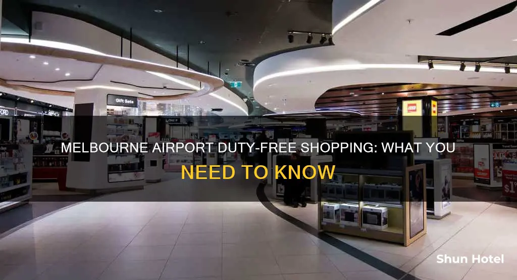 can i buy duty free on arrival at melbourne airport