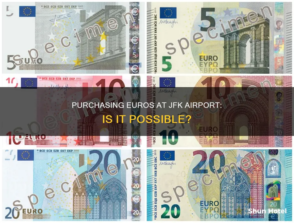 can i buy euros at jfk airport