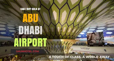 Gold Shopping at Abu Dhabi Airport: Is it Possible?