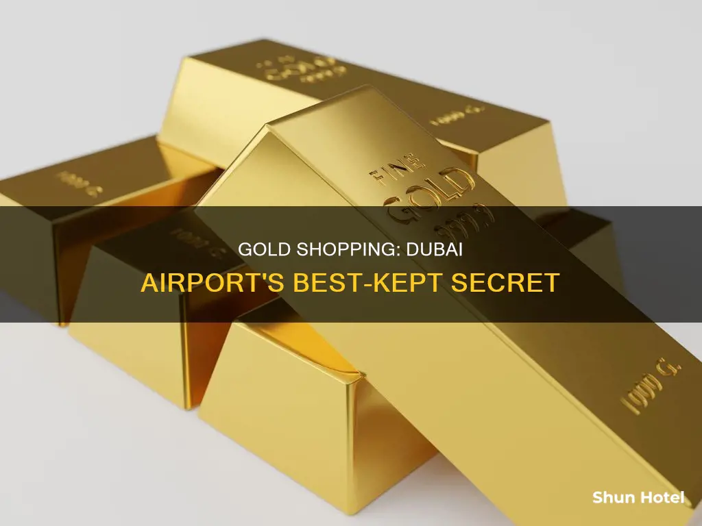 can i buy gold bars in dubai airport