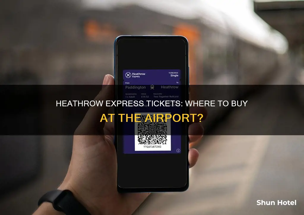 can i buy heathrow express tickets at the airport