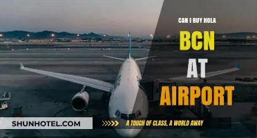 Hola BCN Card: Buying at the Airport