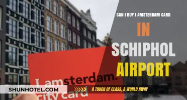 Amsterdam Card: Schiphol Airport Purchase?