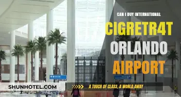 Orlando Airport: Buying International Cigarettes