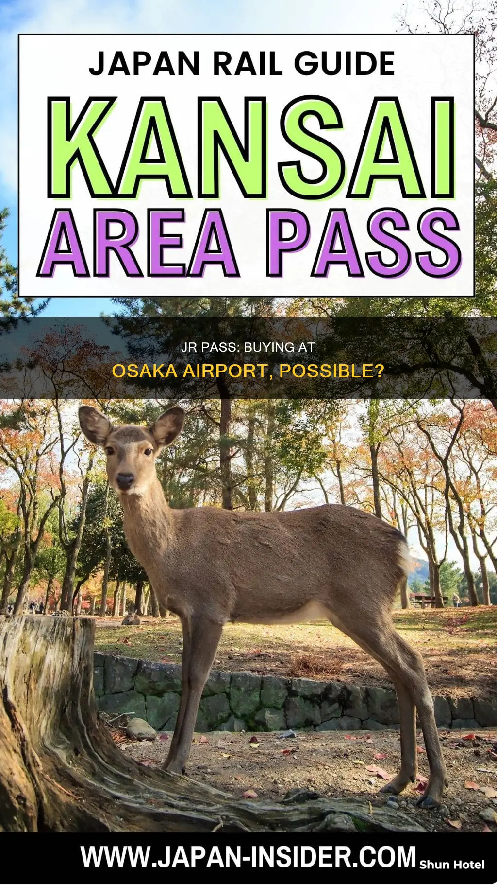 can i buy jr pass at osaka airport
