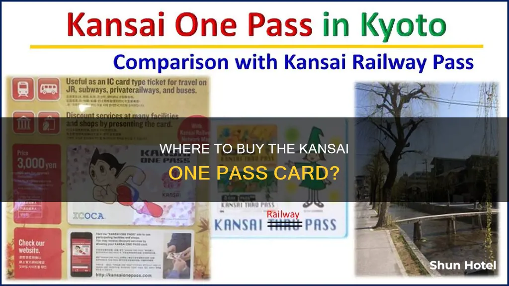 can i buy kansai one pass cards at itm airport