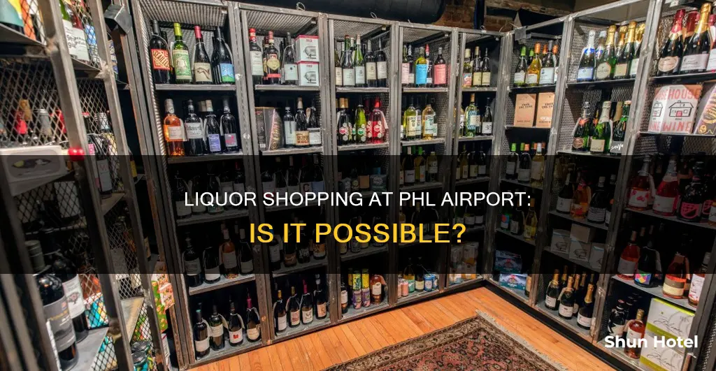 can i buy liquor in the phl airport
