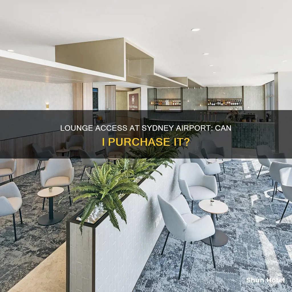 can i buy lounge access at sydney airport