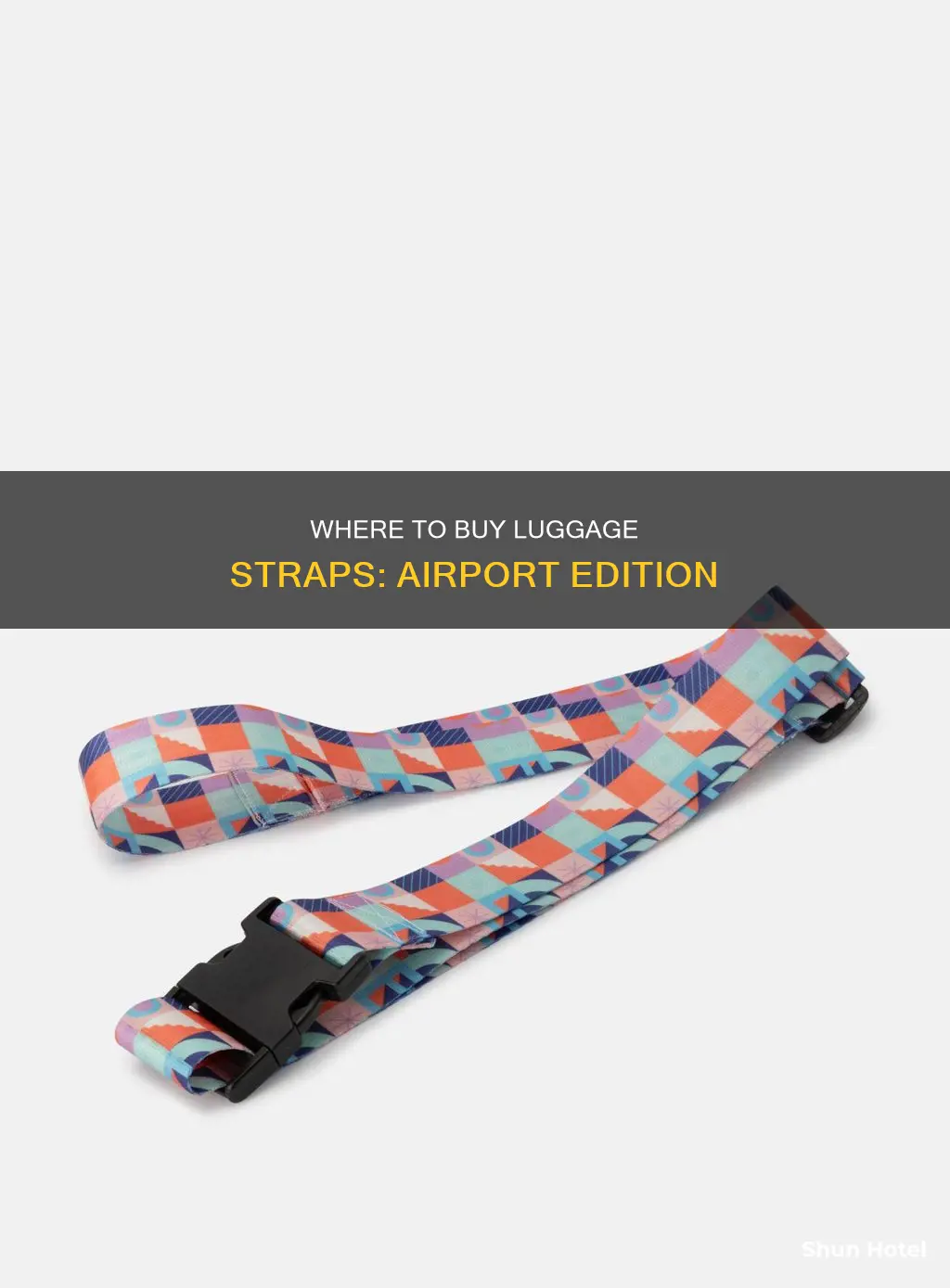 can i buy luggage strap at airport