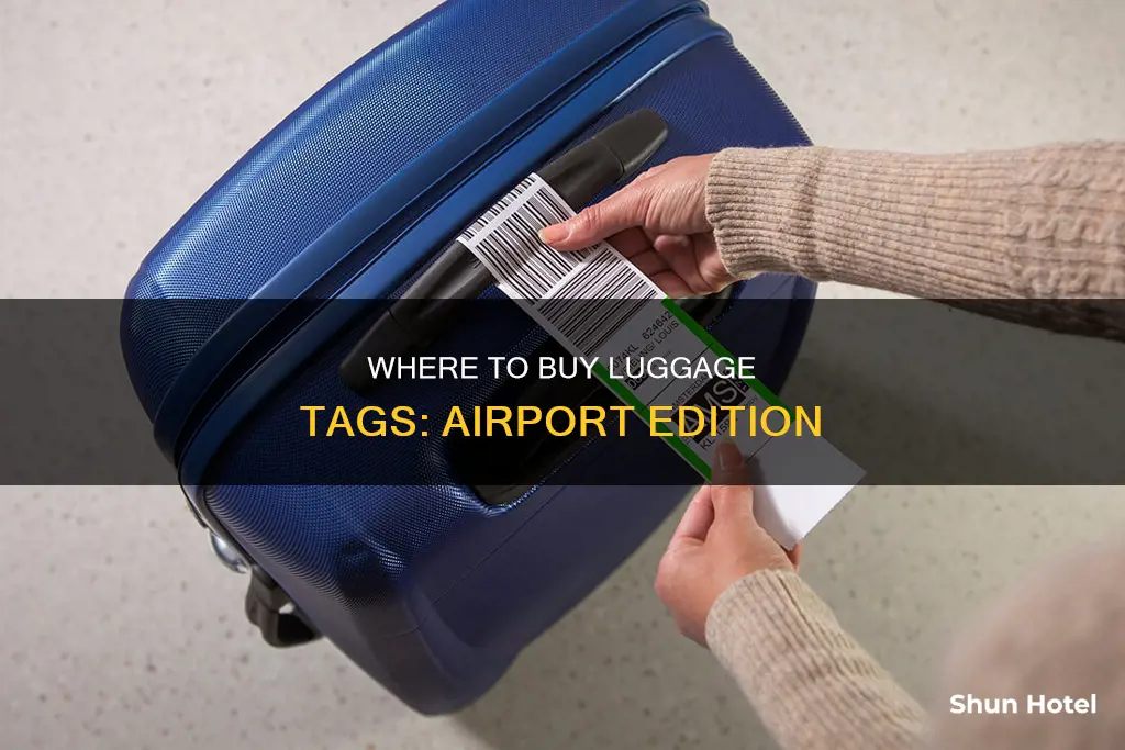 can i buy luggage tags at the airport