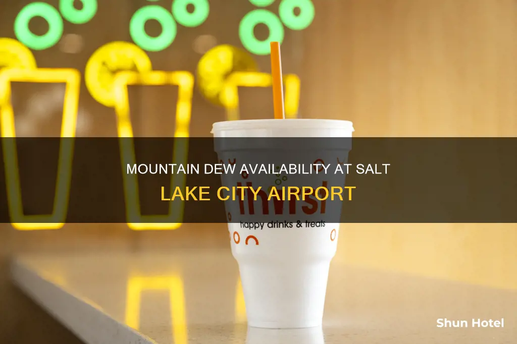 can i buy mountain dew in salt lake city airport