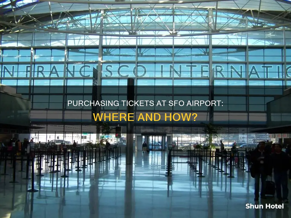 can i buy my ticket at sfo airport