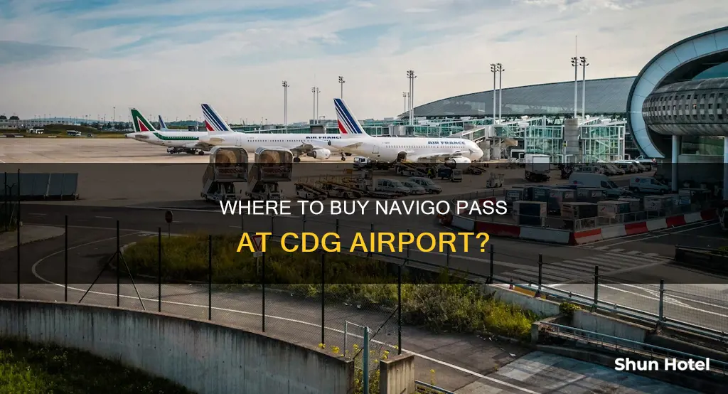 can i buy navigo pass at cdg airport