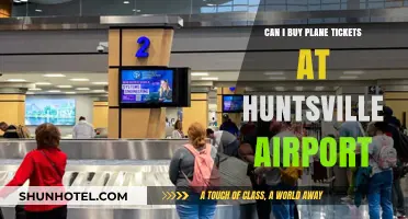 Huntsville Airport: Buying Plane Tickets In-Person