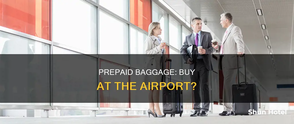 can i buy prepaid baggage at airport