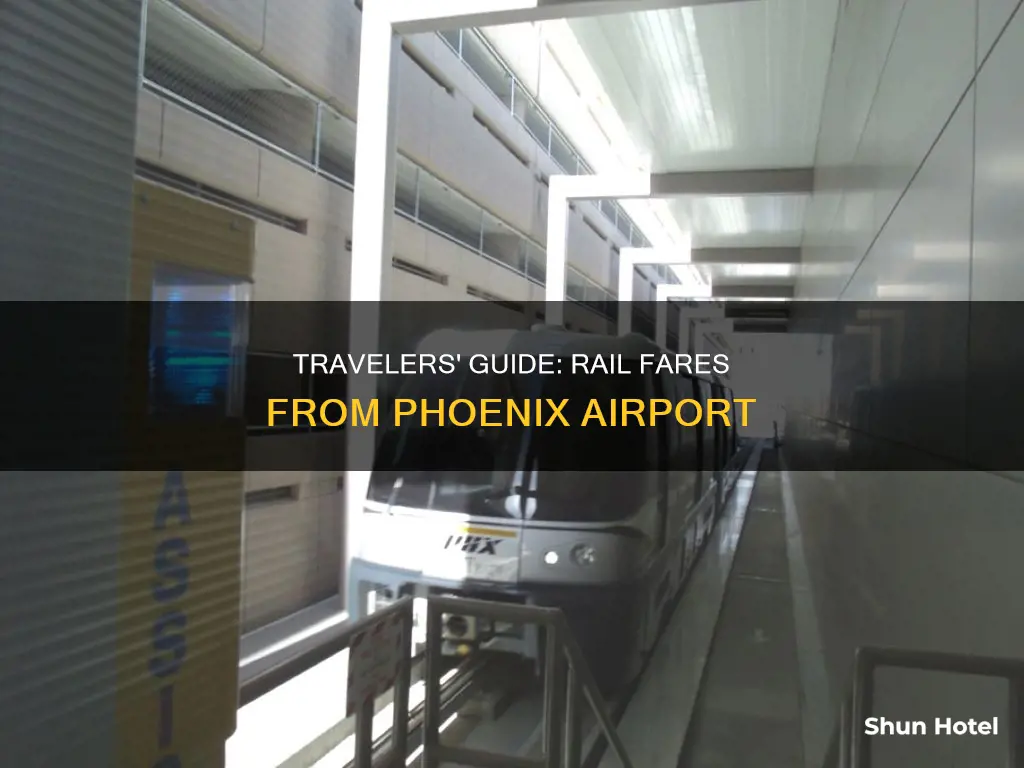 can i buy rail fares at the phoenix airport