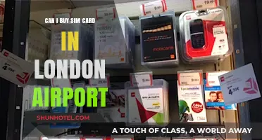 London Airport: Where to Buy a SIM Card?