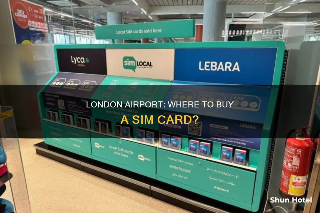 can i buy sim card in london airport