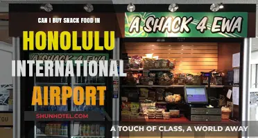 Snack Food Availability at Honolulu International Airport