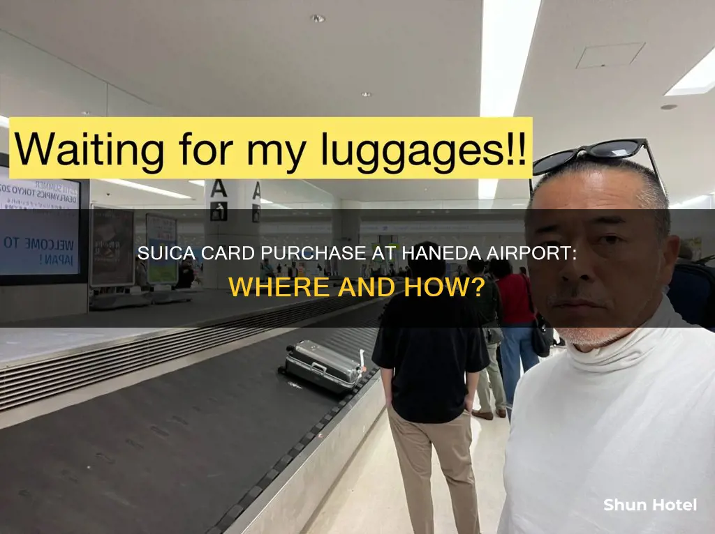 can i buy suica card at haneda airport