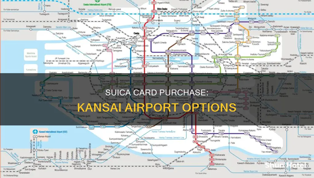 can i buy suica card at kansai airport