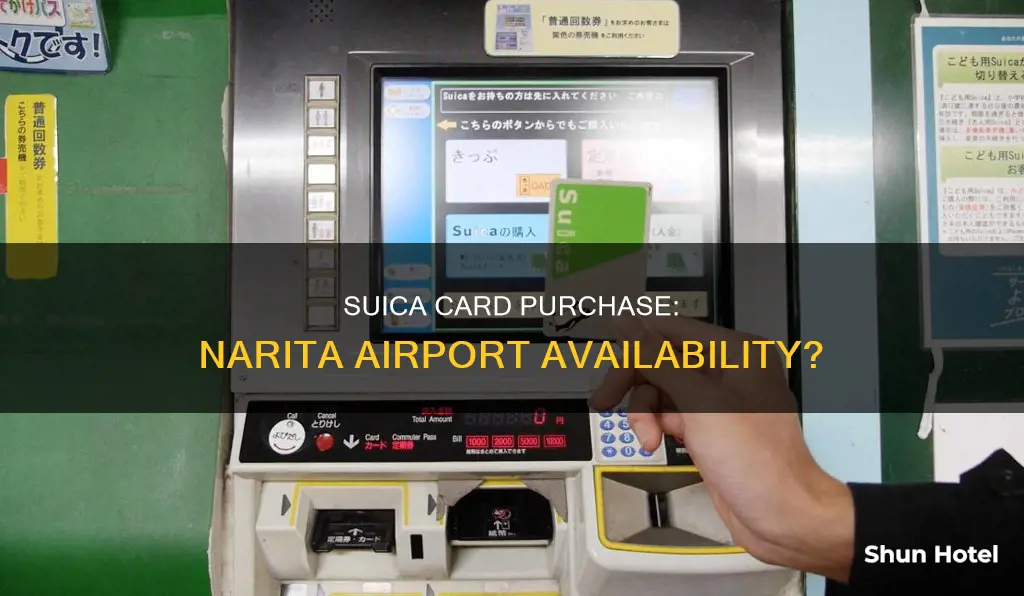 can i buy suica card in narita airport