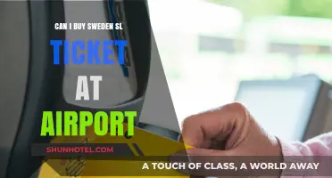 Last-Minute Sweden SL Ticket Purchase at Airports