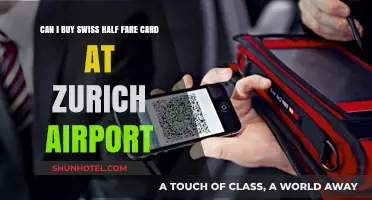 Zurich Airport: Buying the Swiss Half-Fare Card