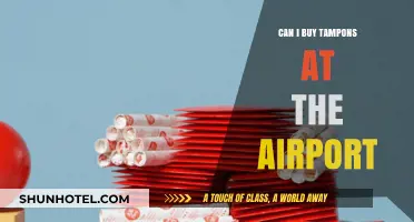 Traveling with Tampons: Availability at Airports