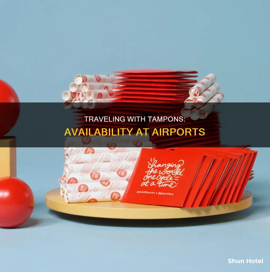 can i buy tampons at the airport