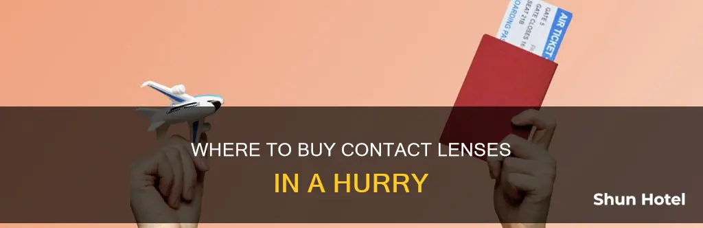can i buy teplacement contact lenses at an airport