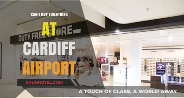 Cardiff Airport: Where to Buy Toiletries?