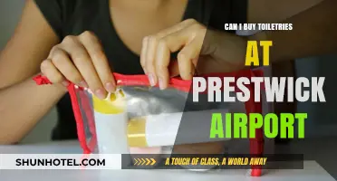 Travel Toiletries: Buying at Prestwick Airport