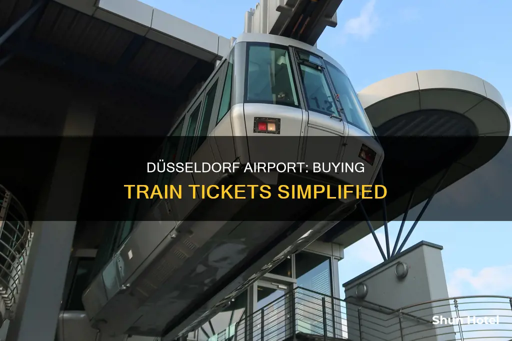 can i buy train tickets at dusseldorf airport