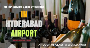Hyderabad Airport: Unlimited Alcohol Purchase and Rules