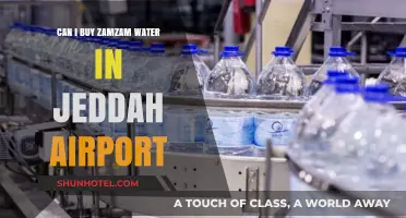 Zamzam Water: Jeddah Airport Shopping Guide