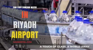Zamzam Water: Buying Options at Riyadh Airport