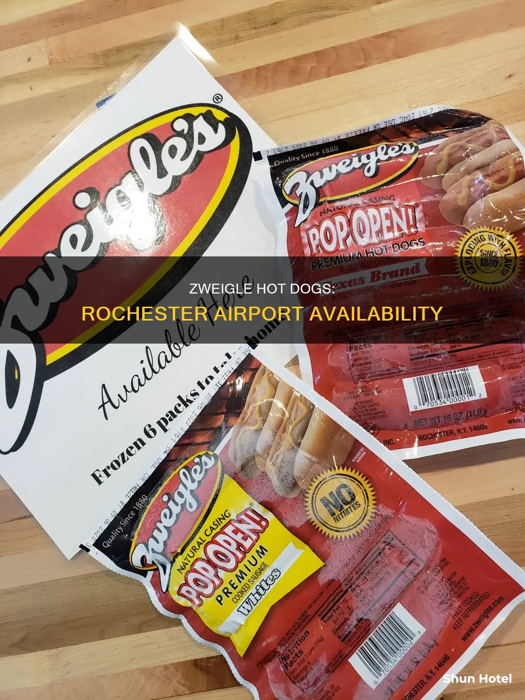 can i buy zweigle hot dogs at rochester airport
