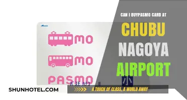Nagoya Airport: Where to Buy a Pasmo Card?