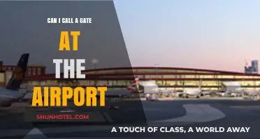 Airport Gates: Can You Call Ahead?