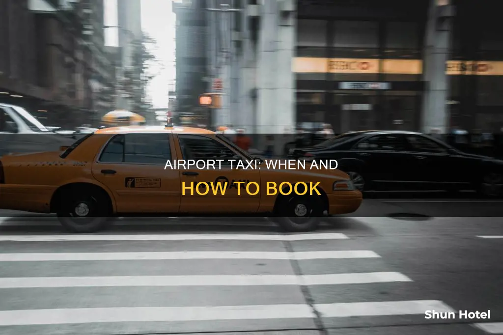 can i call a taxi to the airport