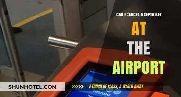 How to Cancel a SEPTA Key Card at the Airport