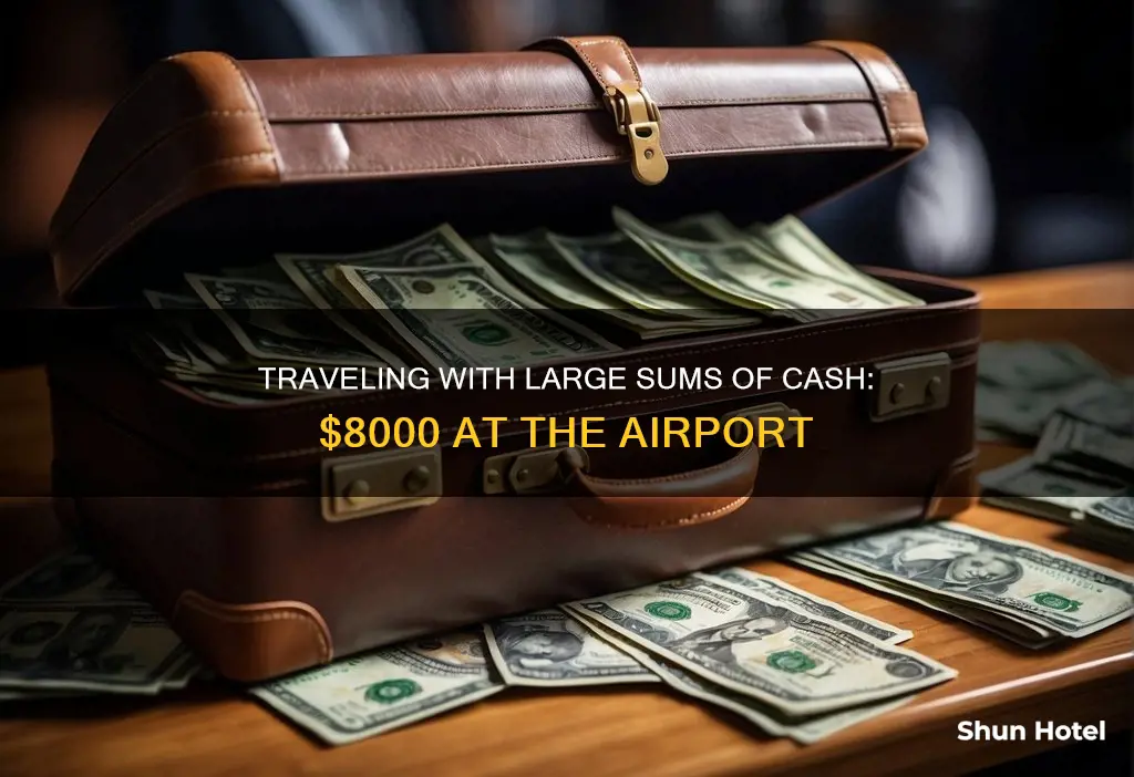 can i carry 8000 cash at airport