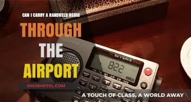 Handheld Radios: Airport Security Clearance?